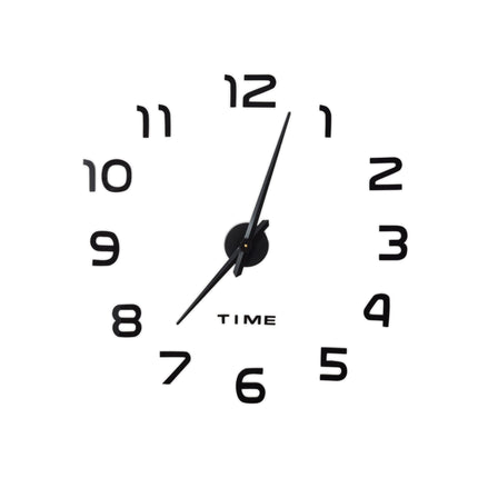Wanduhr DIY mit 3D-Zahlen