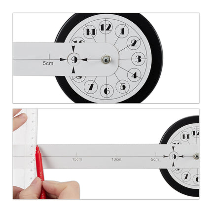 Wanduhr DIY mit 3D-Zahlen