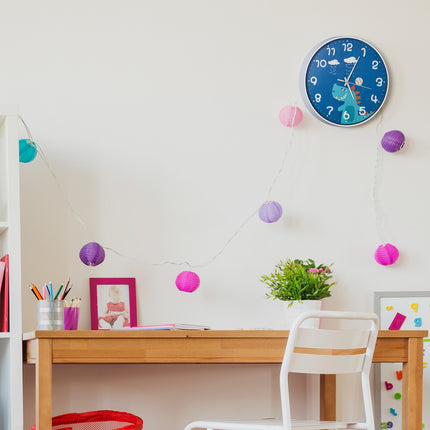Wall clock Dinosaur for children