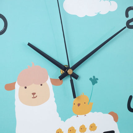 Wall clock Llama for children