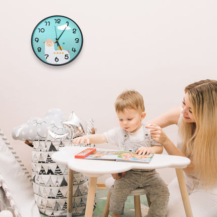 Wall clock Llama for children