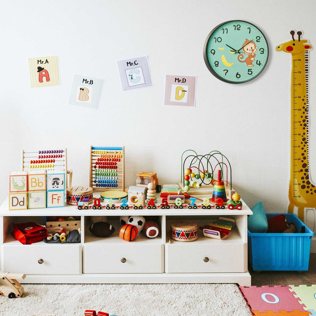 Wanduhr Affe für Kinder