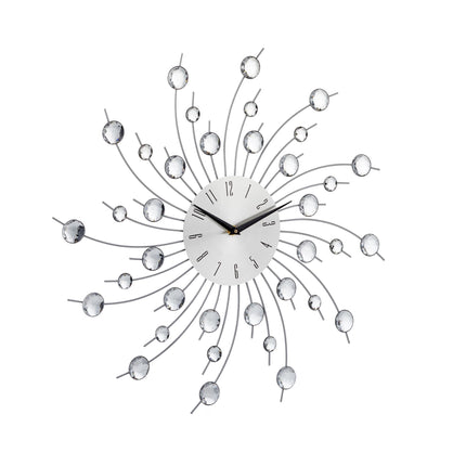 Wall clock XL with glitter