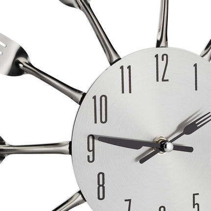 Wanduhr Besteck
