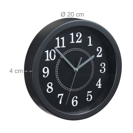 Wanduhr rund 20 cm