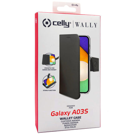 Brieftaschenetui Galaxy A03s Schwarz