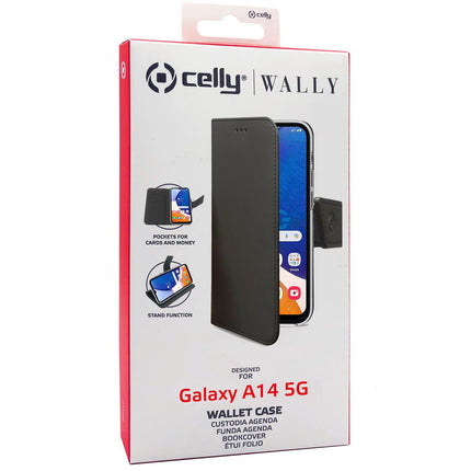 Pouzdro peněženka Galaxy A14 5G, černá