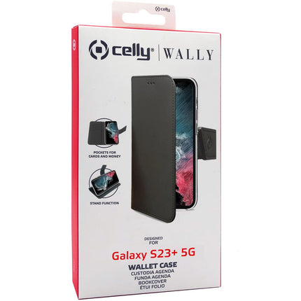 Wallet Case Galaxy S23+ 5G Schwarz