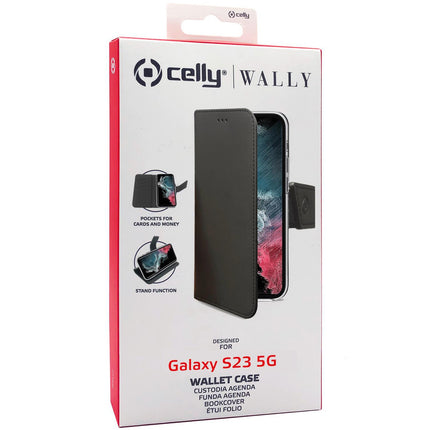 Wallet Case Galaxy S23 5G Schwarz