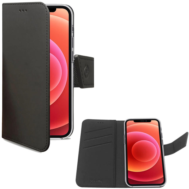Wallet Case iPhone 12 / 12 Pro Schwarz