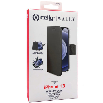 Wallet Case iPhone 13 Schwarz