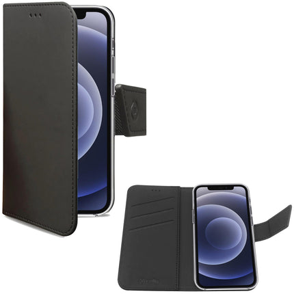 Étui portefeuille pour iPhone 13 Mini Noir