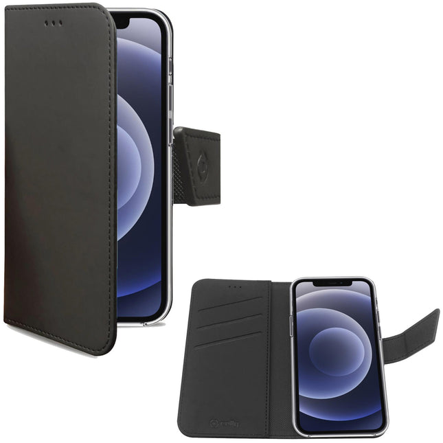 Wallet Case iPhone 13 Mini Schwarz