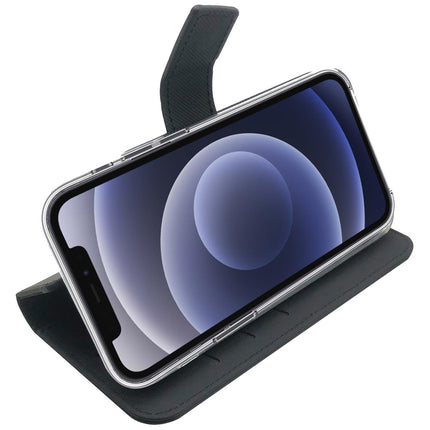Étui portefeuille pour iPhone 13 Mini Noir