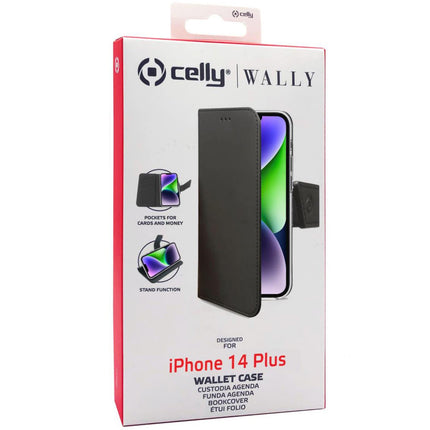 Wallet Case iPhone 14 Plus Black