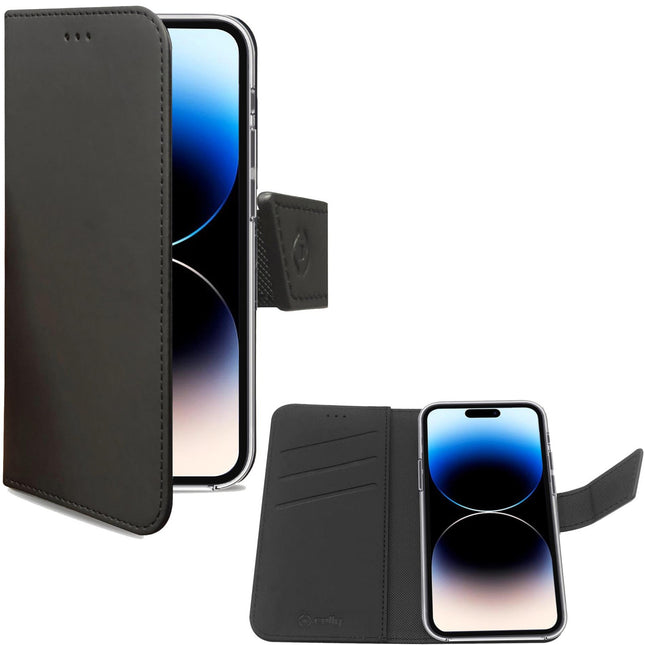 Wallet Case iPhone 14 Pro Schwarz
