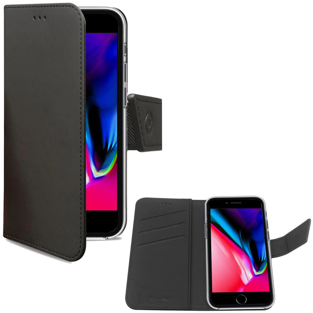 Wallet Case iPhone 7/8/SE 2020/SE 2022 Schwarz
