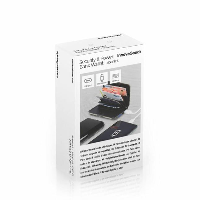 Geldbörse mit RFID-Schutz und Powerbank Sbanket InnovaGoods