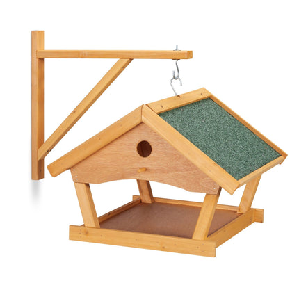 Wall for bird feeders