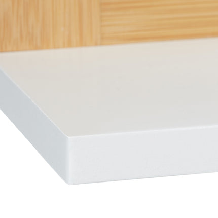 Wall mirror with shelf