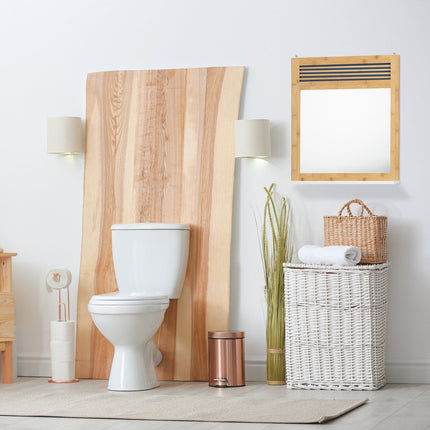 Wall mirror with shelf