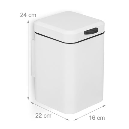 Wandmontierter Badezimmerbehälter 3 Liter