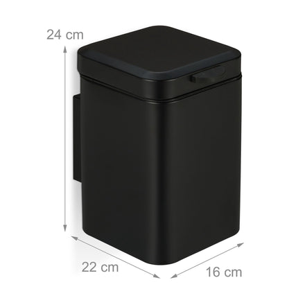 Wandmontierter Badezimmerbehälter 3 Liter