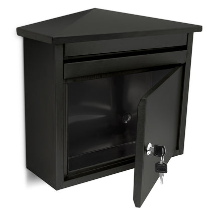 Wandbriefkasten schwarz