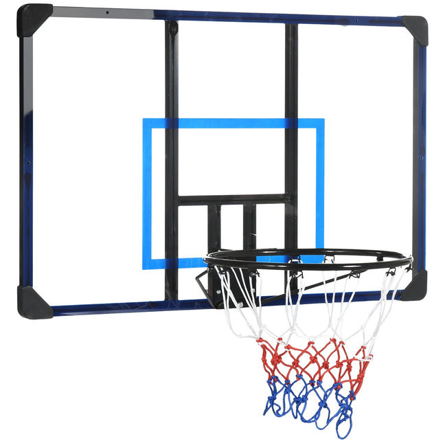 Wandmontierter Outdoor-Basketballkorb, Stahl, 113x61x73 cm