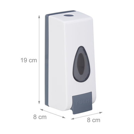 Wall mounted soap pump in a set of 2