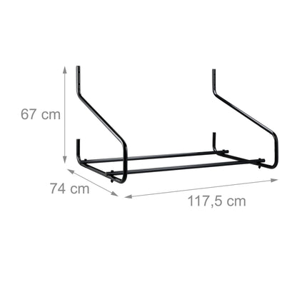 Wall-mounted tire holder
