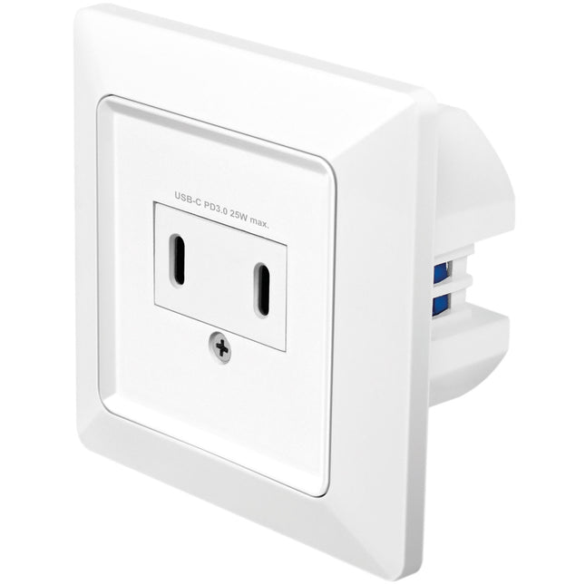 Steckdose mit 2xUSB-C PD 25W