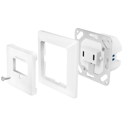 Zásuvka s 2xUSB-C PD 25W