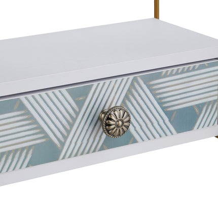 Wall shelf with 2 drawers