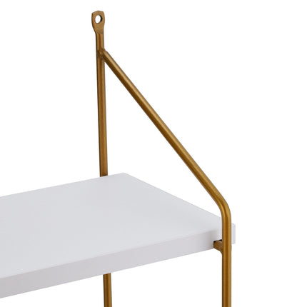 Wall shelf with 2 drawers