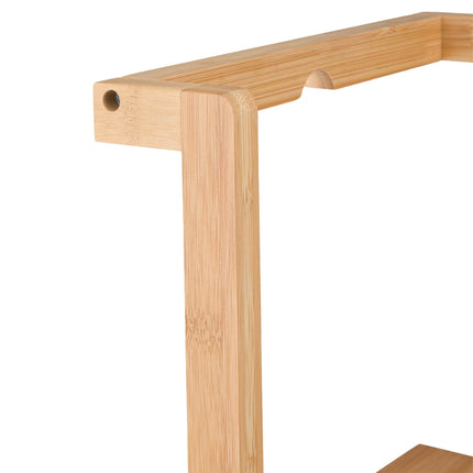 Wall shelf with 3 shelves