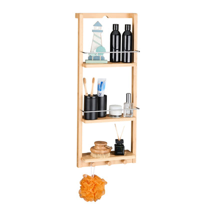 Wall shelf with 3 shelves