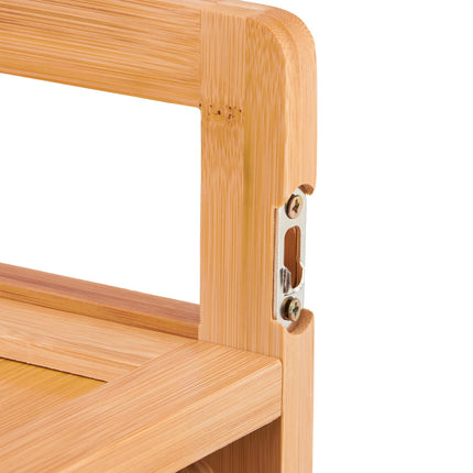 Wall shelf with towel holder