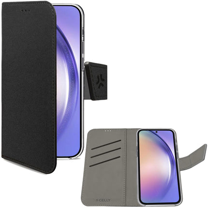 Wally Wallet Case Galaxy A55 5G Schwarz