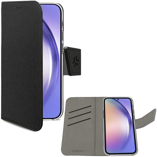 Wally Wallet Case Galaxy A55 5G Schwarz