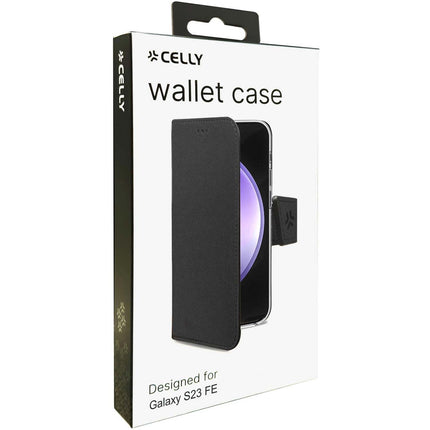 Wally Wallet Case Galaxy S23 FE Schwarz