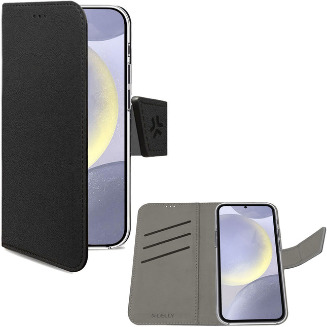Wally Wallet Case Galaxy S24+ 5G Schwarz