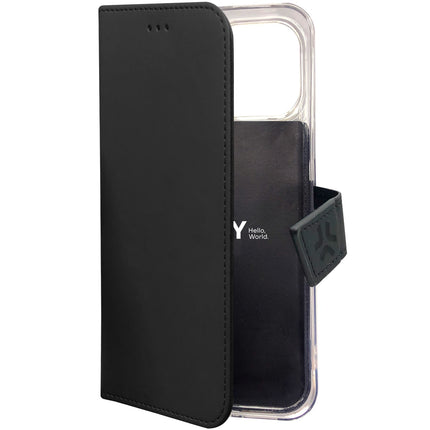 Wally Wallet Case iPhone 15 Pro Max Schwarz