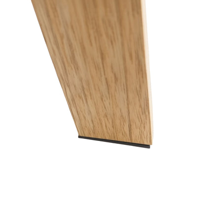 Walnut Ladder Shelf, 4-Tier Leaning Design, 180cm