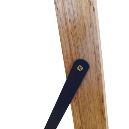 Walnut Ladder Shelf, 4-Tier Leaning Design, 180cm