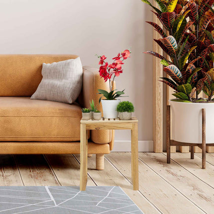 Walnut Wood Bathroom Stool – Versatile Home Use
