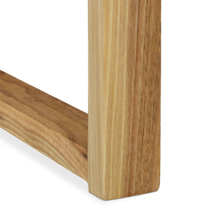 Walnut Wood Bathroom Stool – Versatile Home Use