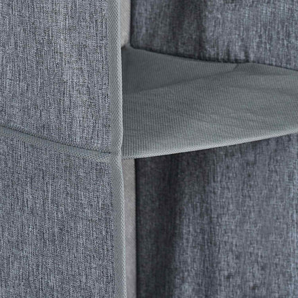 Kleiderschrank-Hängeorganizer, 3 Fächer, 2er-Set