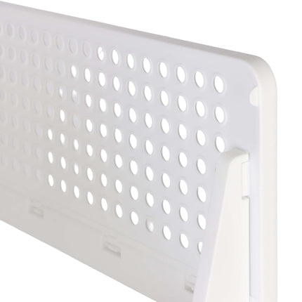 Kleiderschrank-Organizer-Set, 5 stapelbare weiße Boxen