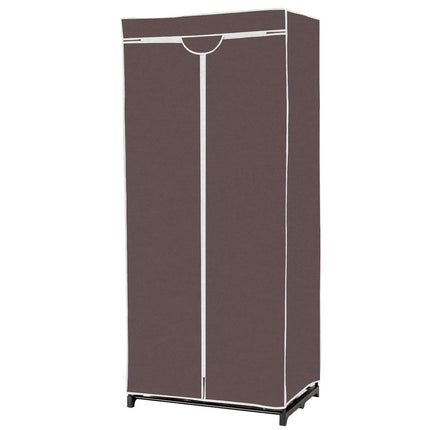Kleiderschrank Textilschrank Garderobe Stoffschrank mit Kleiderstange 75x50x170cm